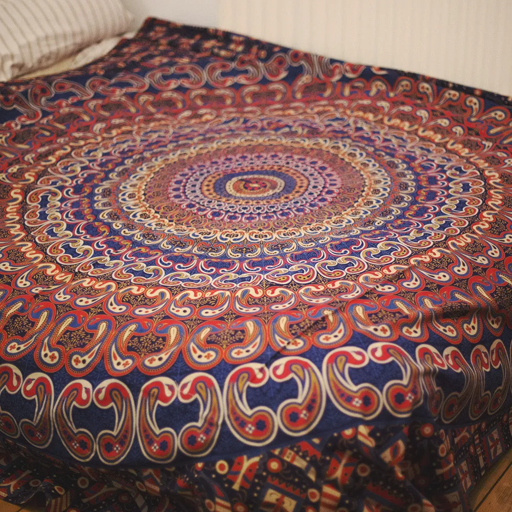 mandala throw - double size (more colours & designs available)