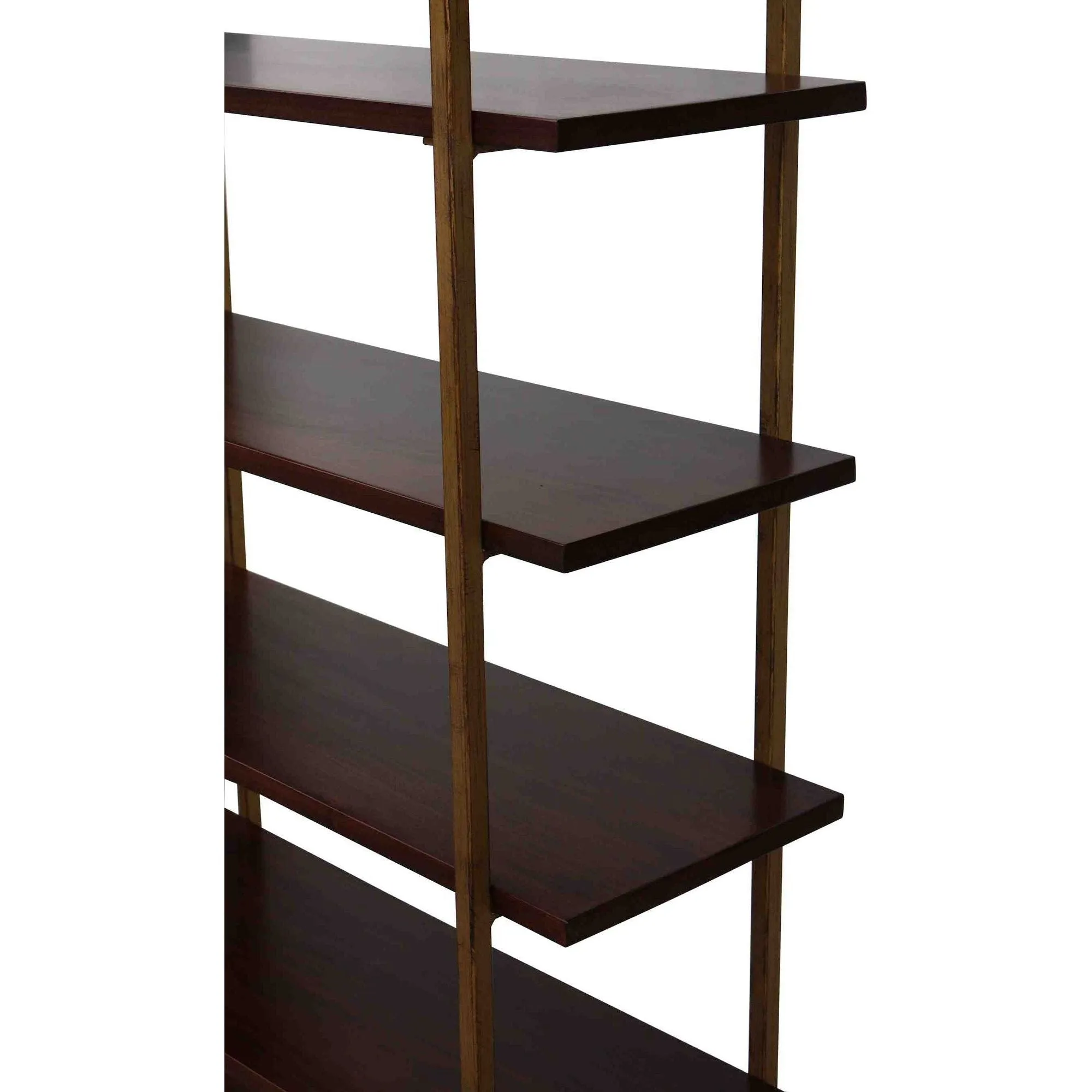 Mid-Century Modern Vintage Gold Chelsea Bookcase