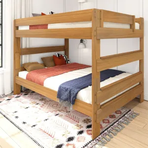 Modern Farmhouse Queen Over Queen Bunk Bed