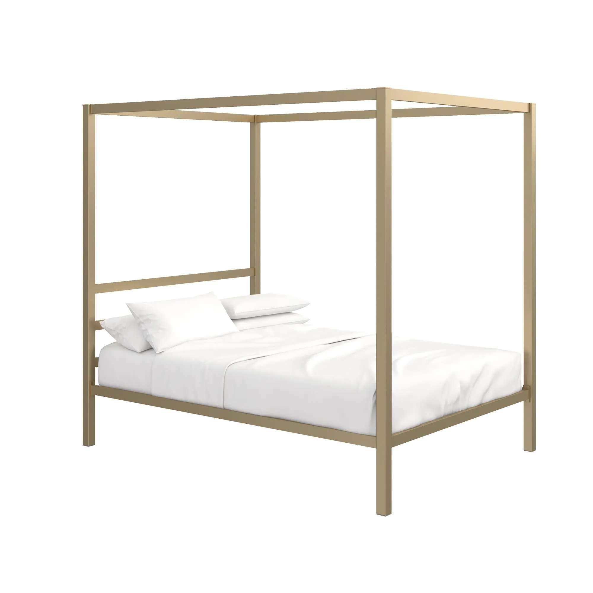 Modern Metal Canopy Bed Frame