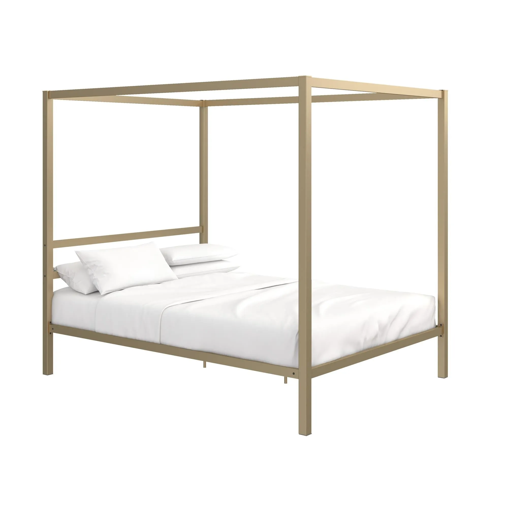 Modern Metal Canopy Bed Frame