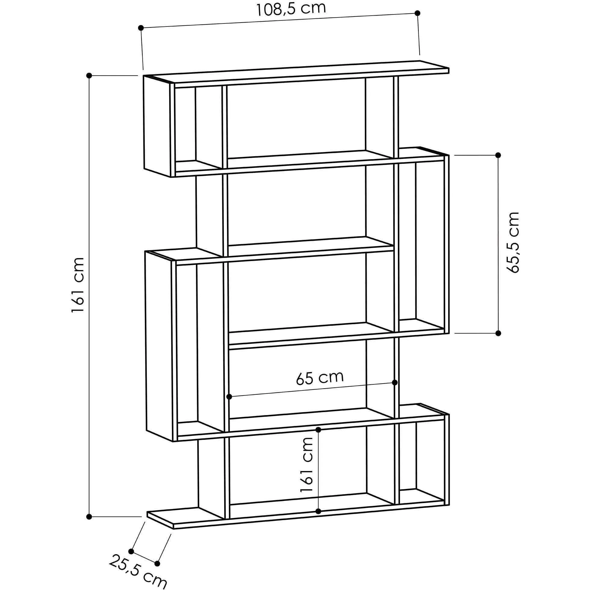 Moon Bookcase