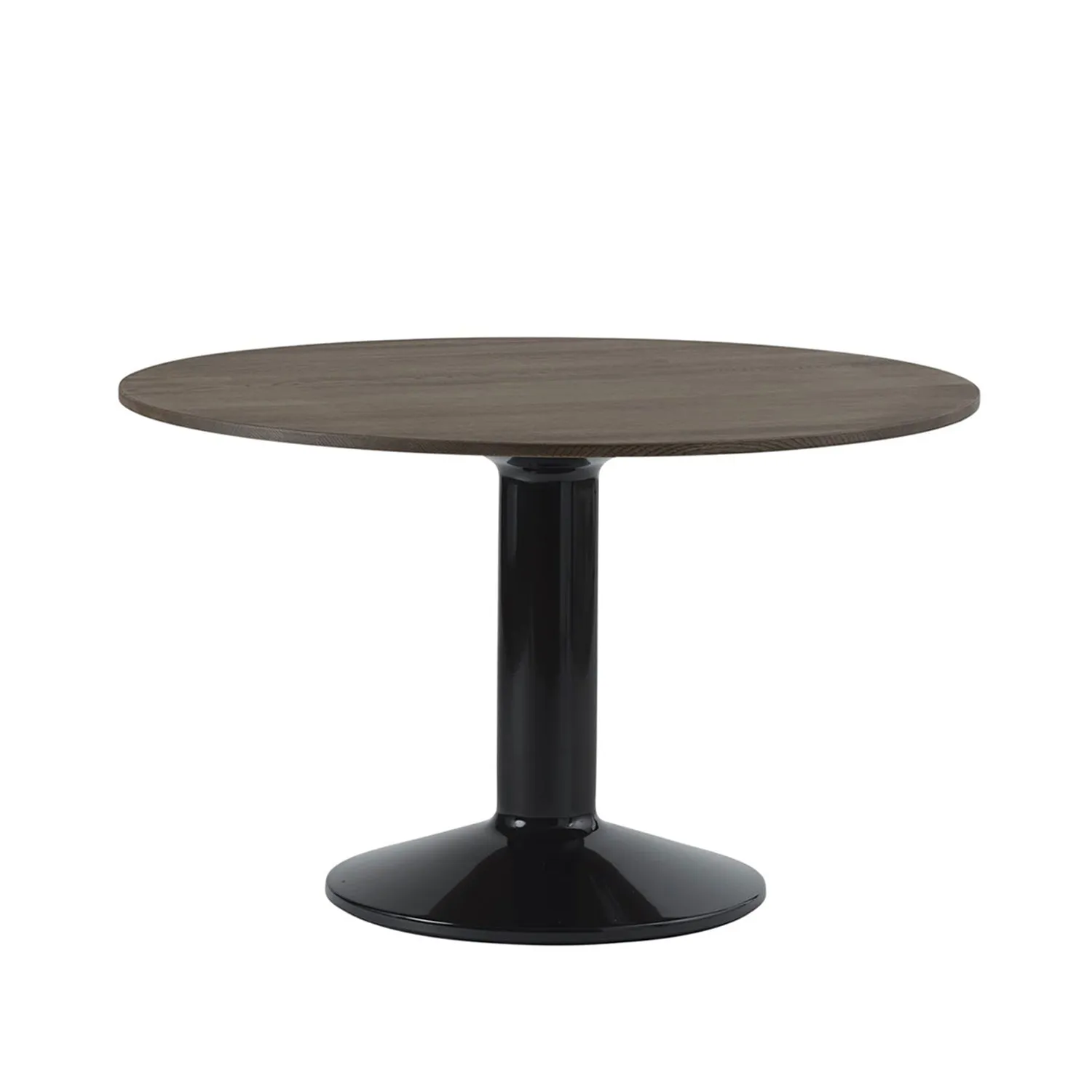 muuto | midst table | dark oiled oak   black base 120cm