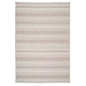 Natural Striped Area Rug - Harper