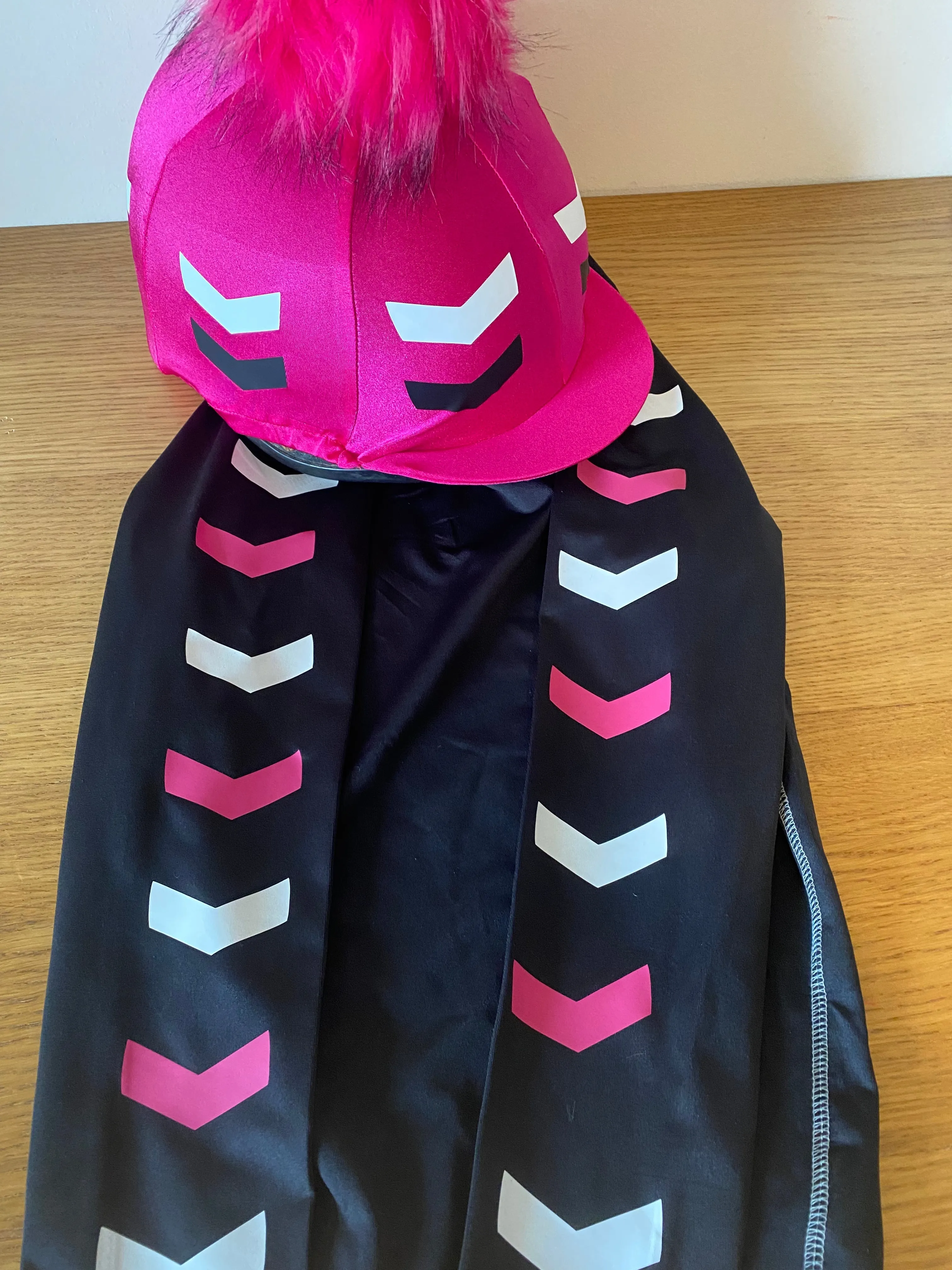 Personalised Chevron Cross Country Base Layer And Hat Cover