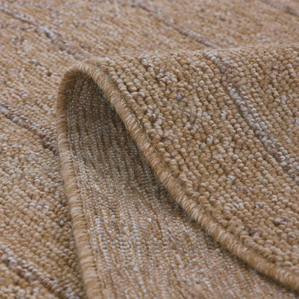 Plain Jute Brown Outdoor Rug - Saule