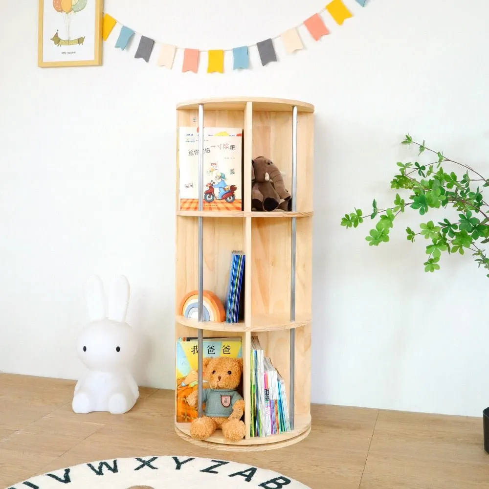 Rotating Multi-layer Bookshelf