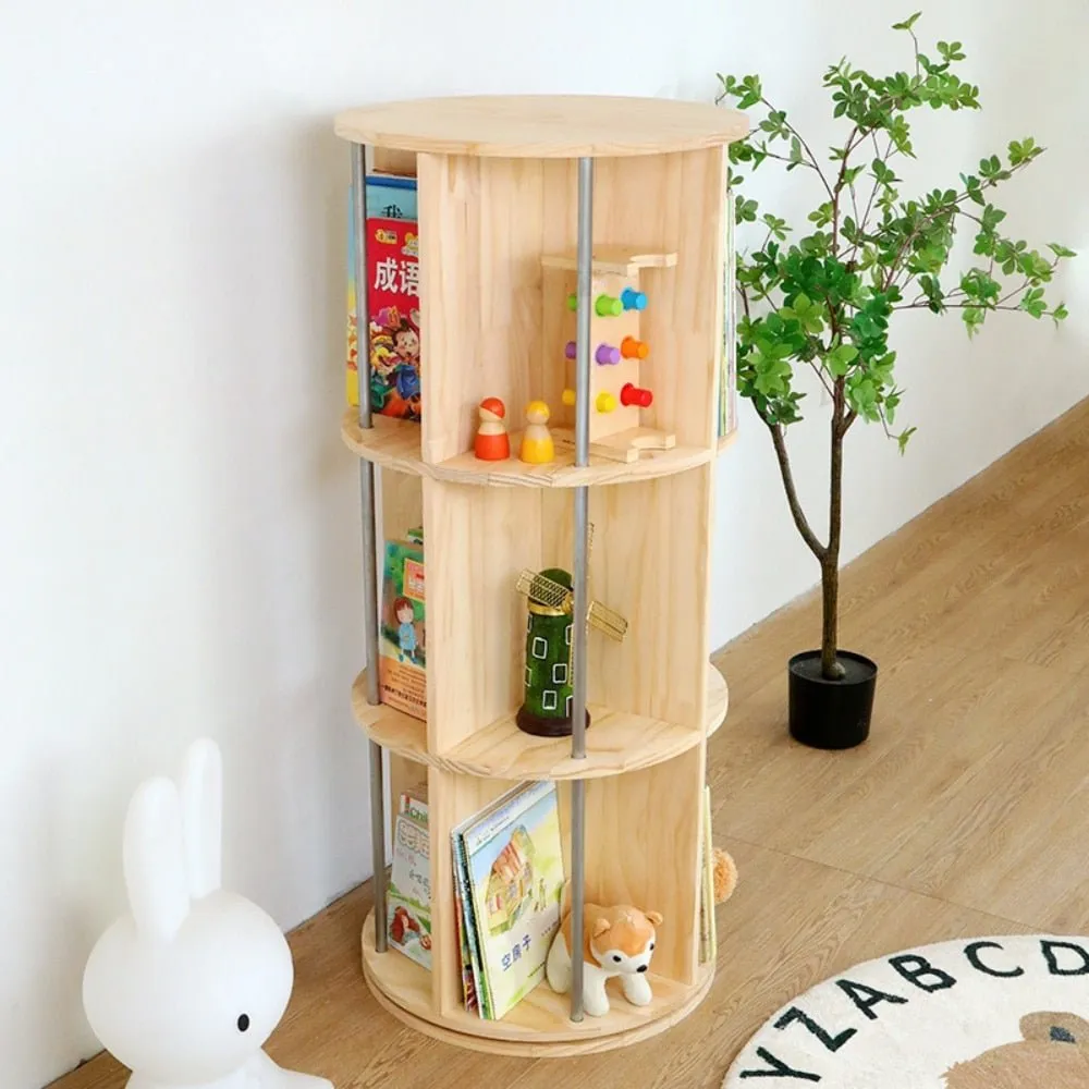 Rotating Multi-layer Bookshelf