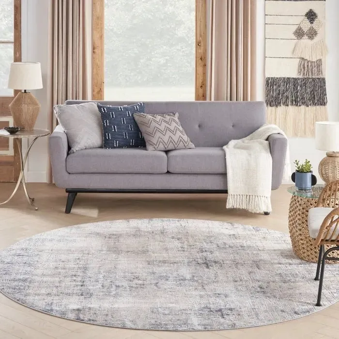 Rustic Textures RUS01 Grey/Beige Rug