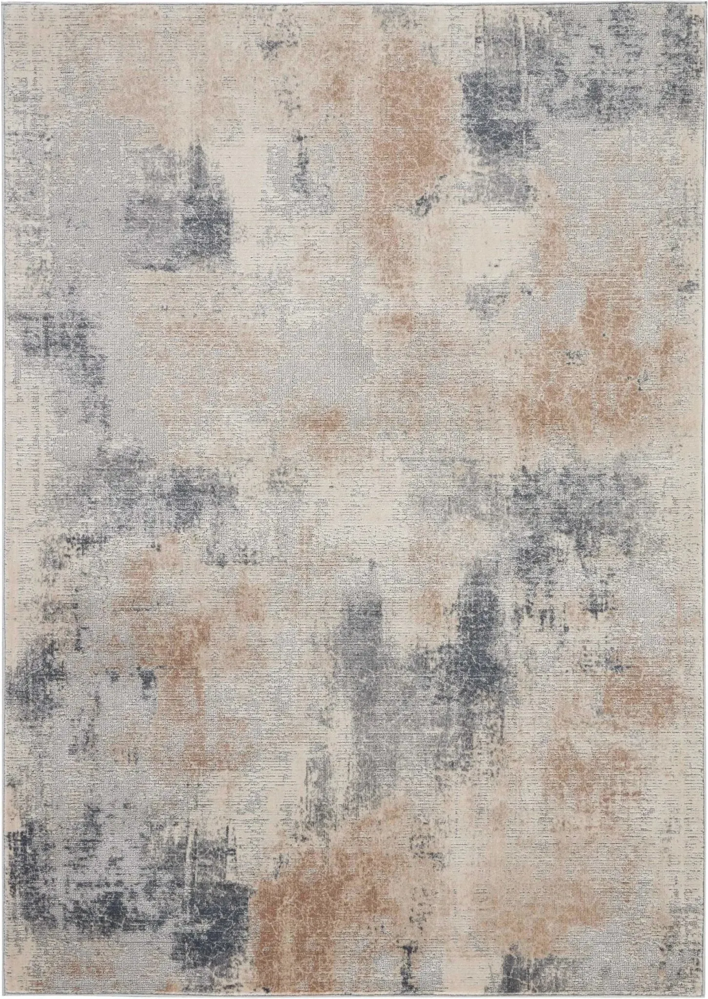 Rustic Textures RUS02 Beige/Grey Rug