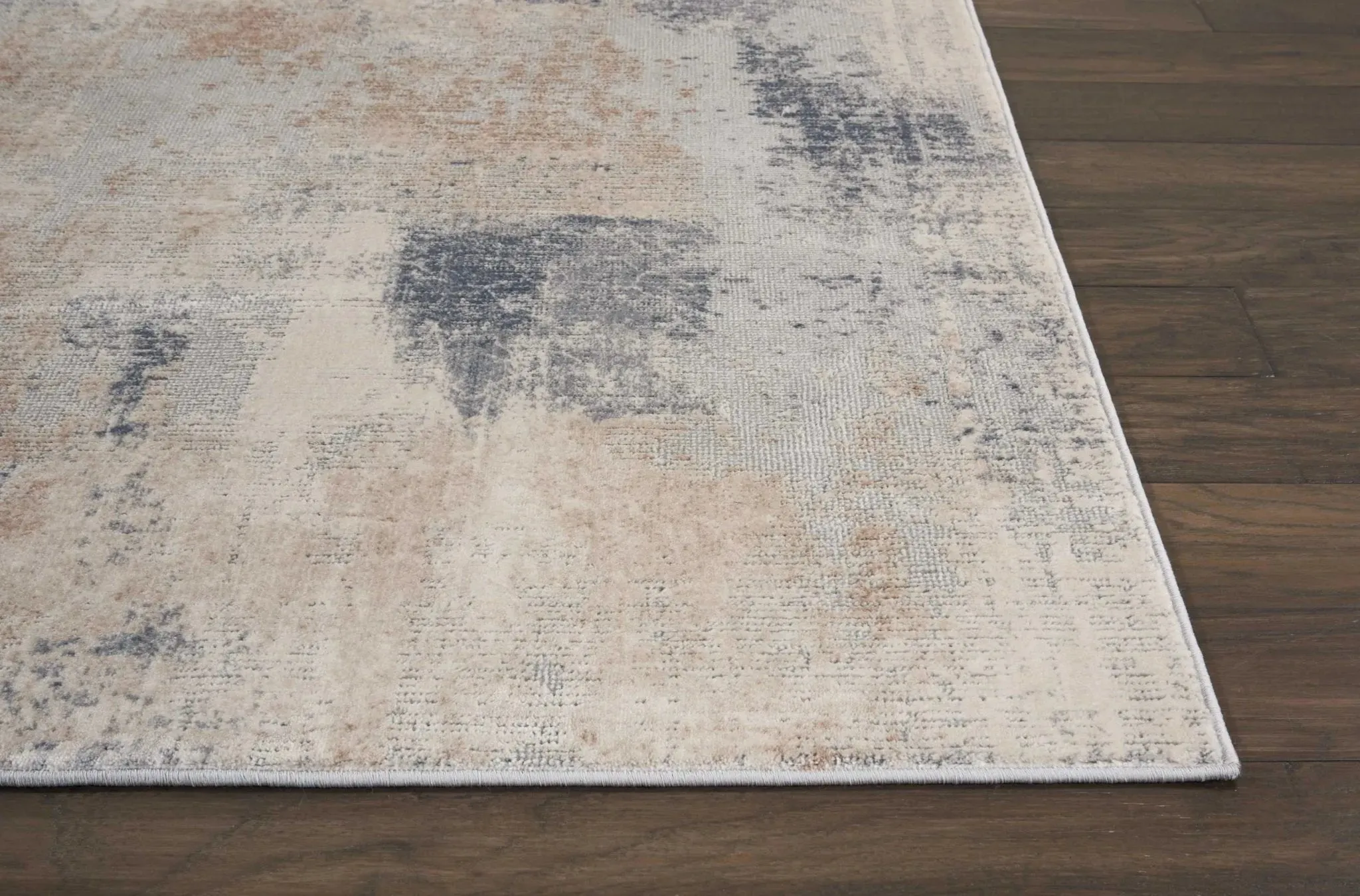 Rustic Textures RUS02 Beige/Grey Rug