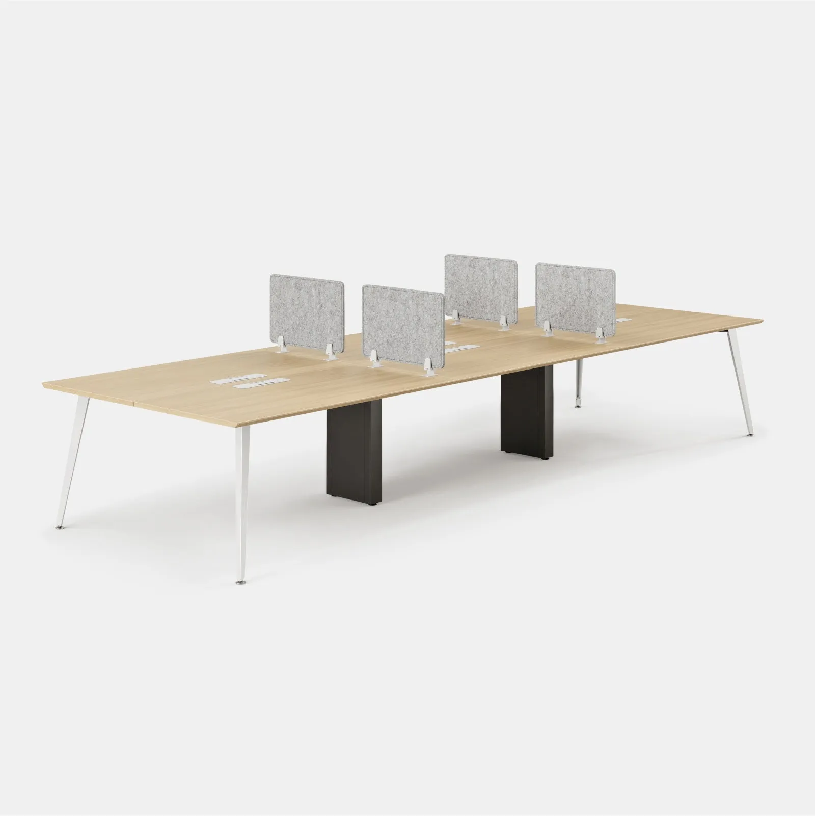 Six Person Desk Panels