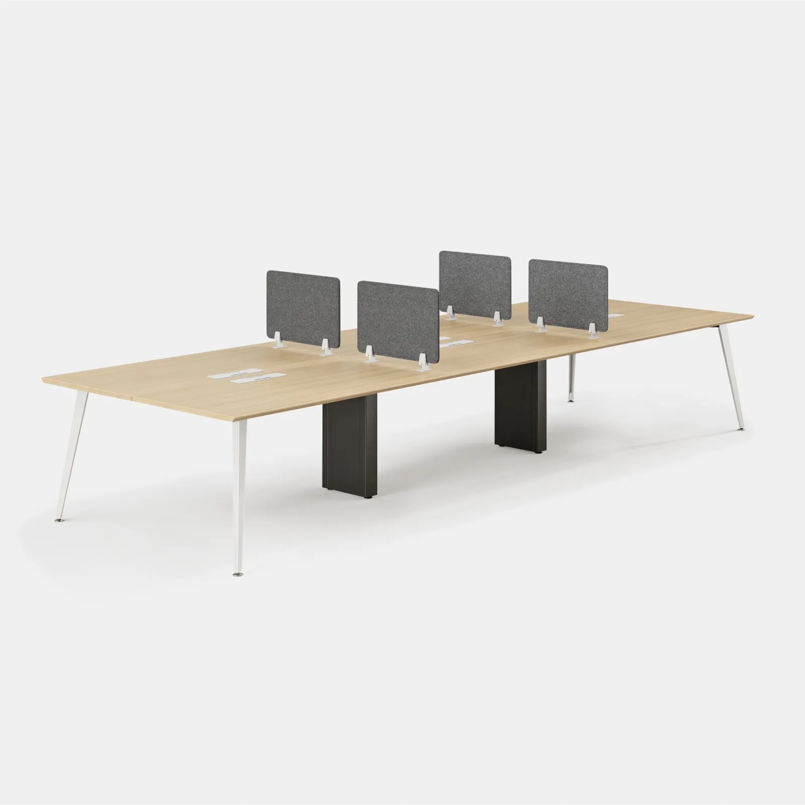 Six Person Desk Panels