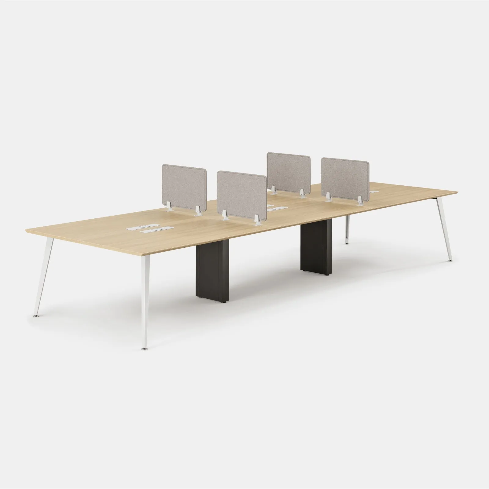 Six Person Desk Panels