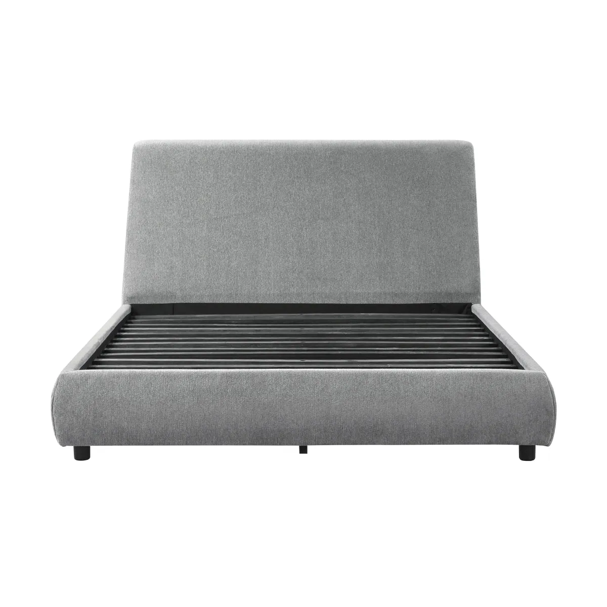 SoftTouch Modern Chenille King Size Platform Bed