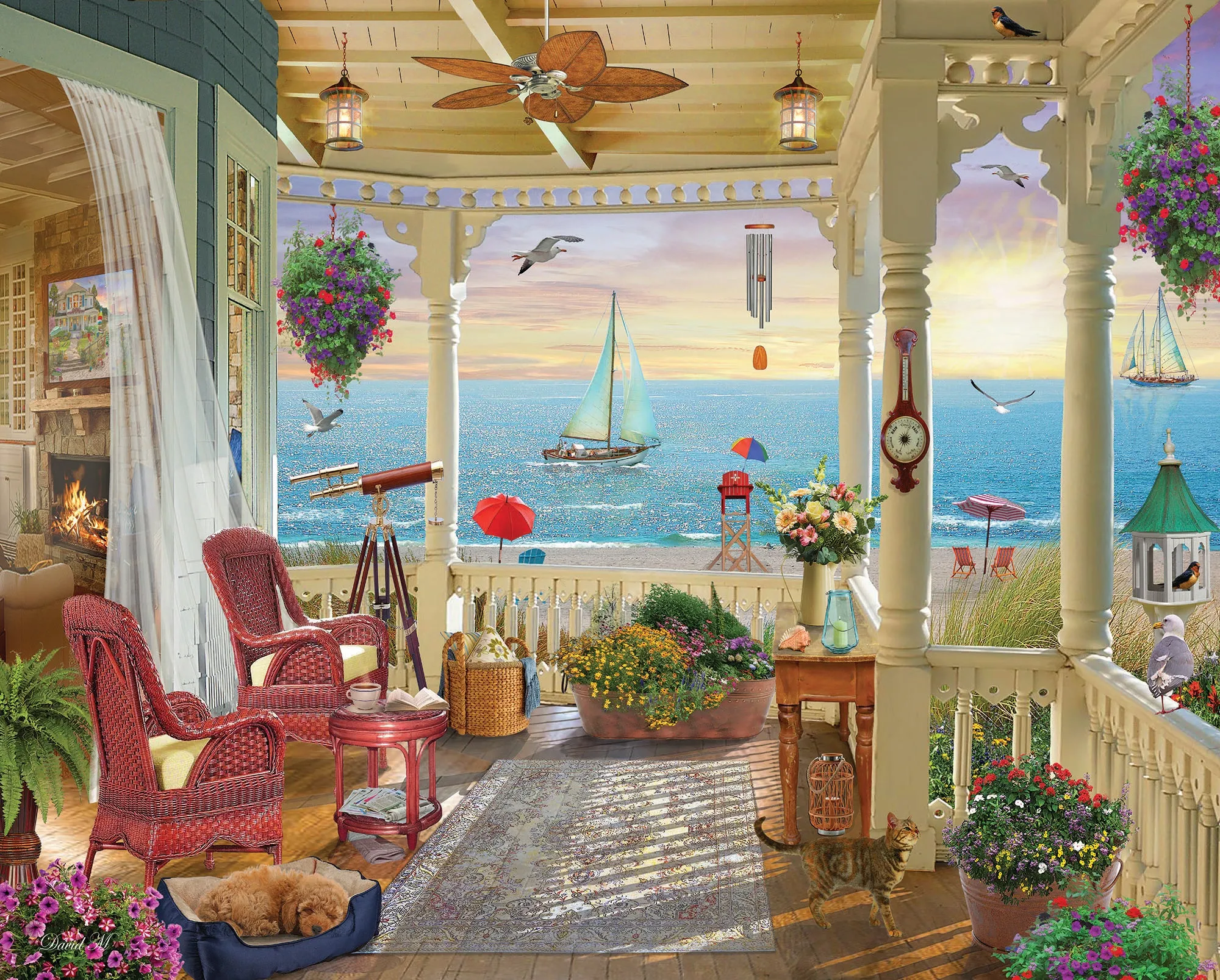 Summer Breeze (1596pz) - 1000 Piece Jigsaw Puzzle