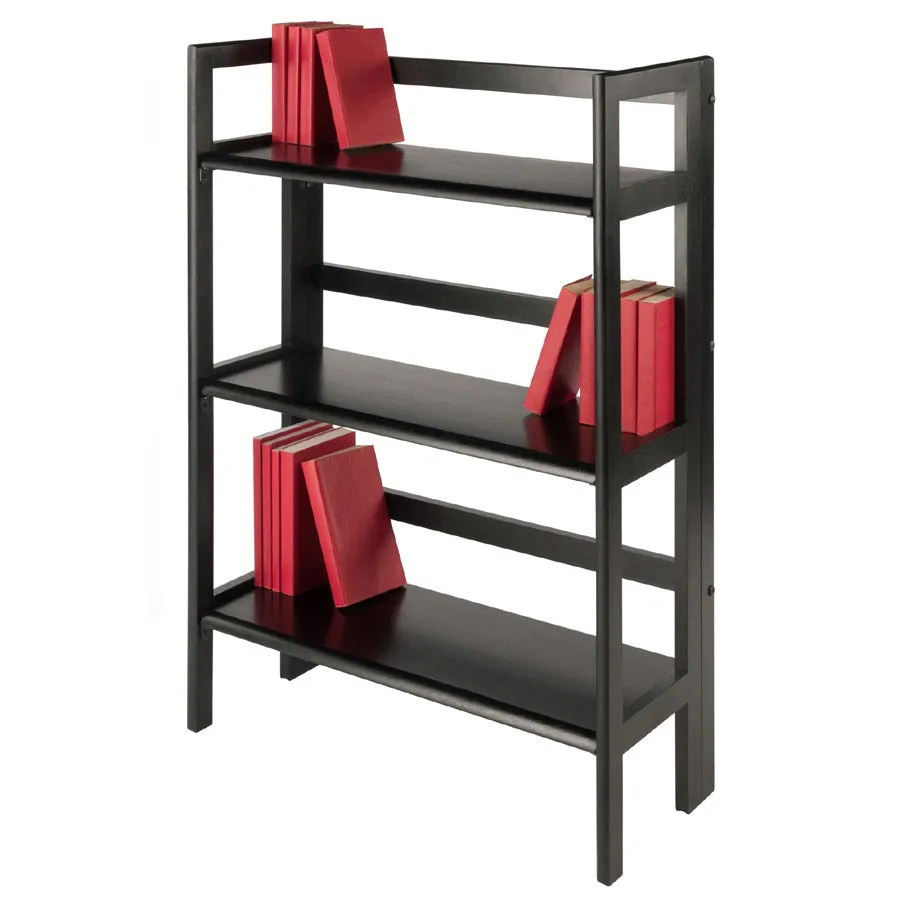 Three-Tier Folding Display Shelf - Black