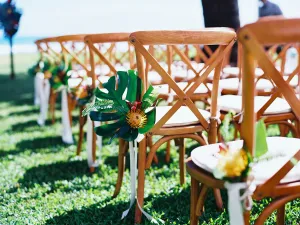 Tropical Sunset - Chair Decor