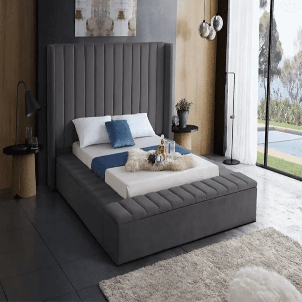 Uniline Upholstered Bed With Storage