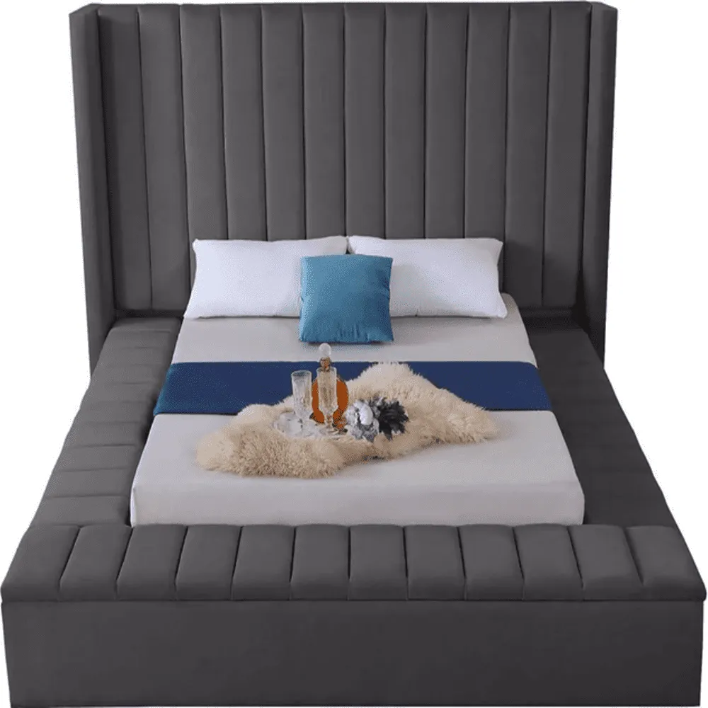 Uniline Upholstered Bed With Storage