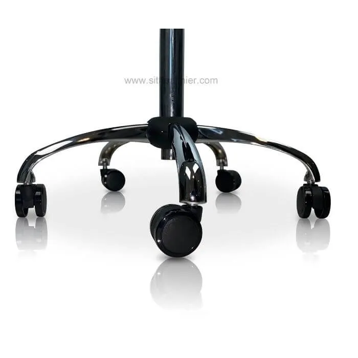 USA Patented Twin Tiltable Saddle Stool with Adjustable Seat Width and Center Gap